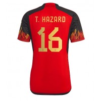 Camiseta Bélgica Thorgan Hazard #16 Primera Equipación Mundial 2022 manga corta